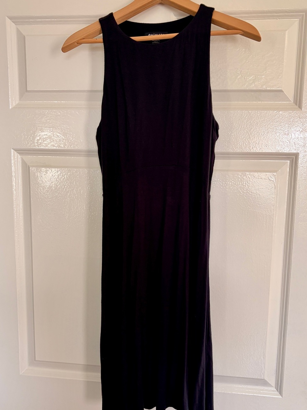 Athleta Black Sleeveless Maxi Dress